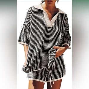 Women’s Sweater Short Set